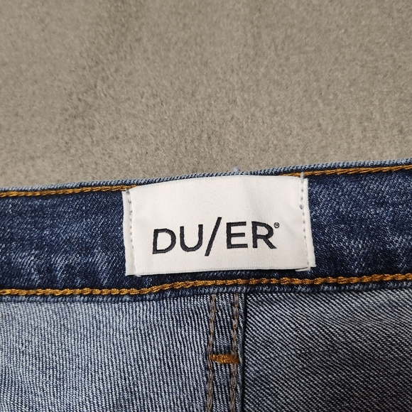 Duer Women’s Jeans High Rise Straight Blue Sz 30 - Picture 4 of 14